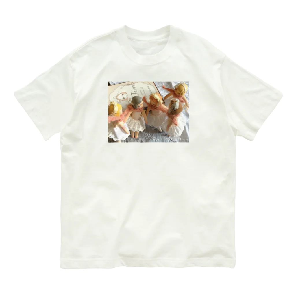 たいにぃ・ふれんずのTiny Friends　冬の日 Organic Cotton T-Shirt