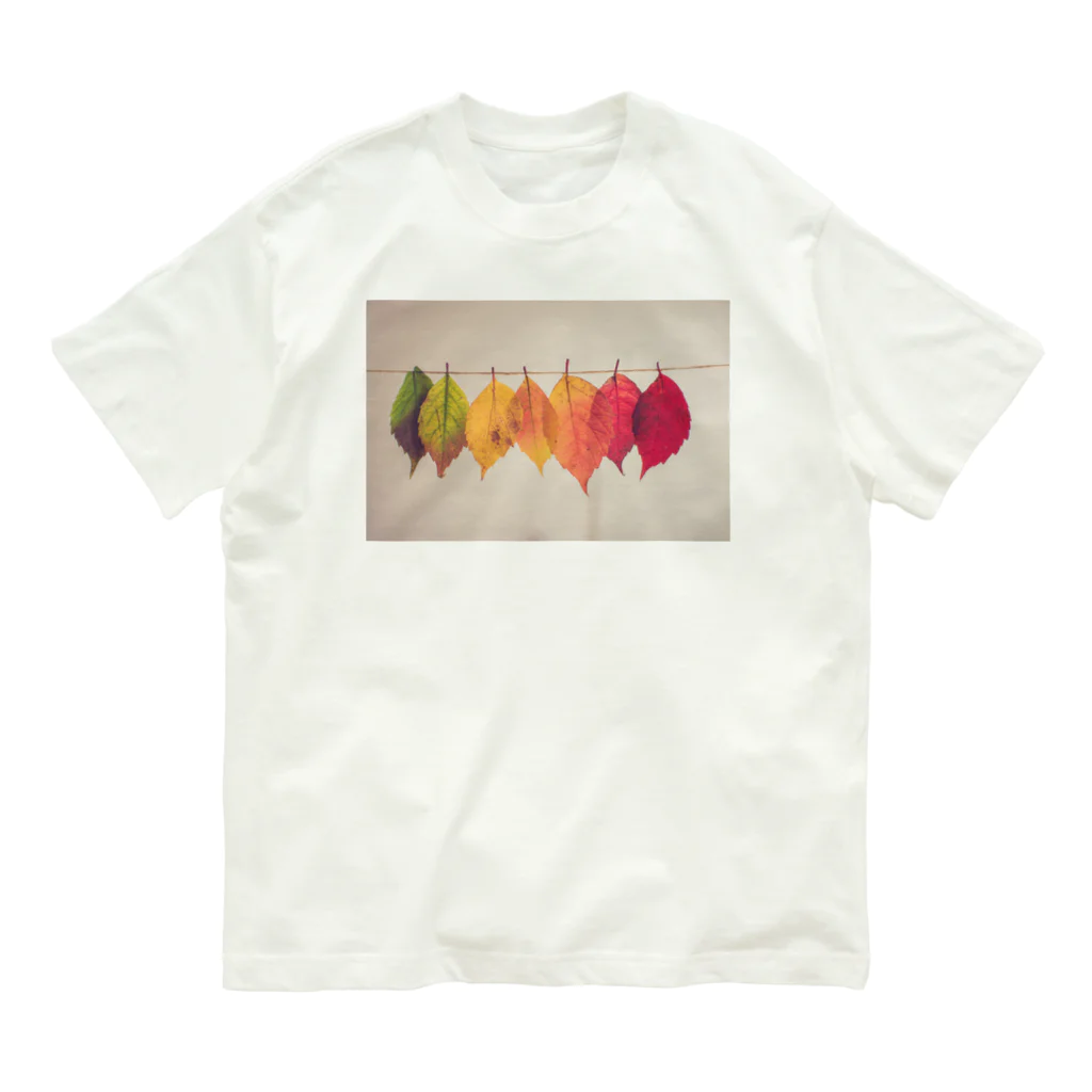 orange_honeyの紅葉 Organic Cotton T-Shirt