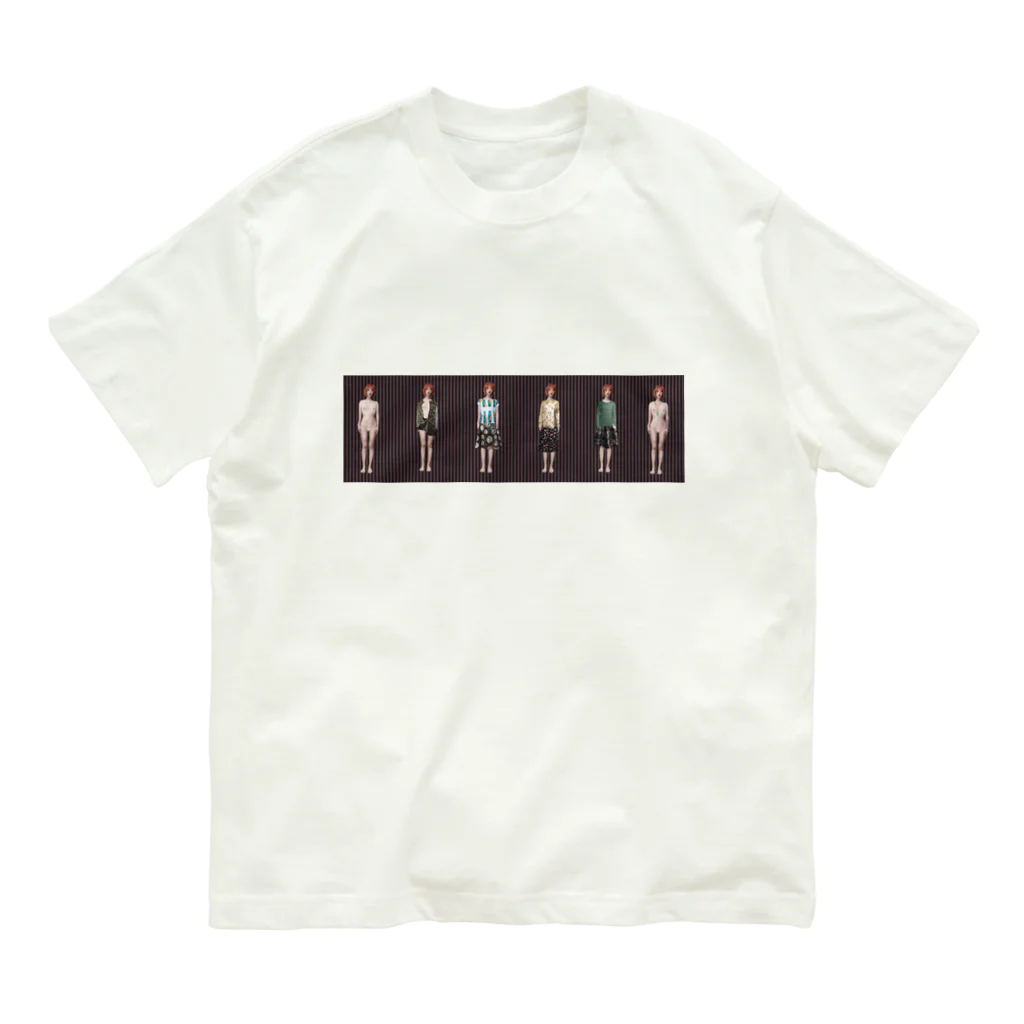 KOCMOC　コスモスのマネキンちゃんシリーズ オーガニックコットンTシャツ