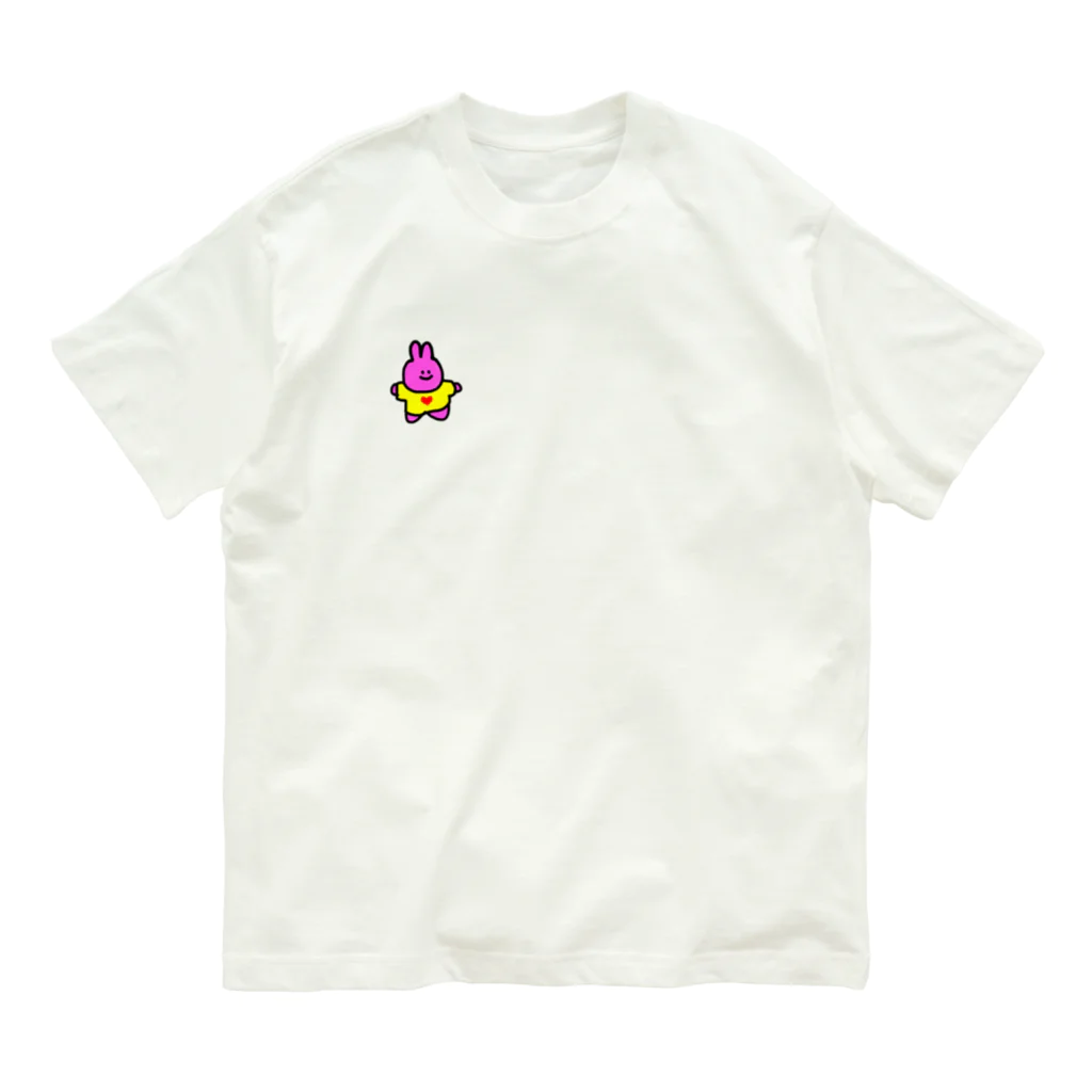 うさたん ( 二頭身うさぎ )のうさたんTシャツ Organic Cotton T-Shirt