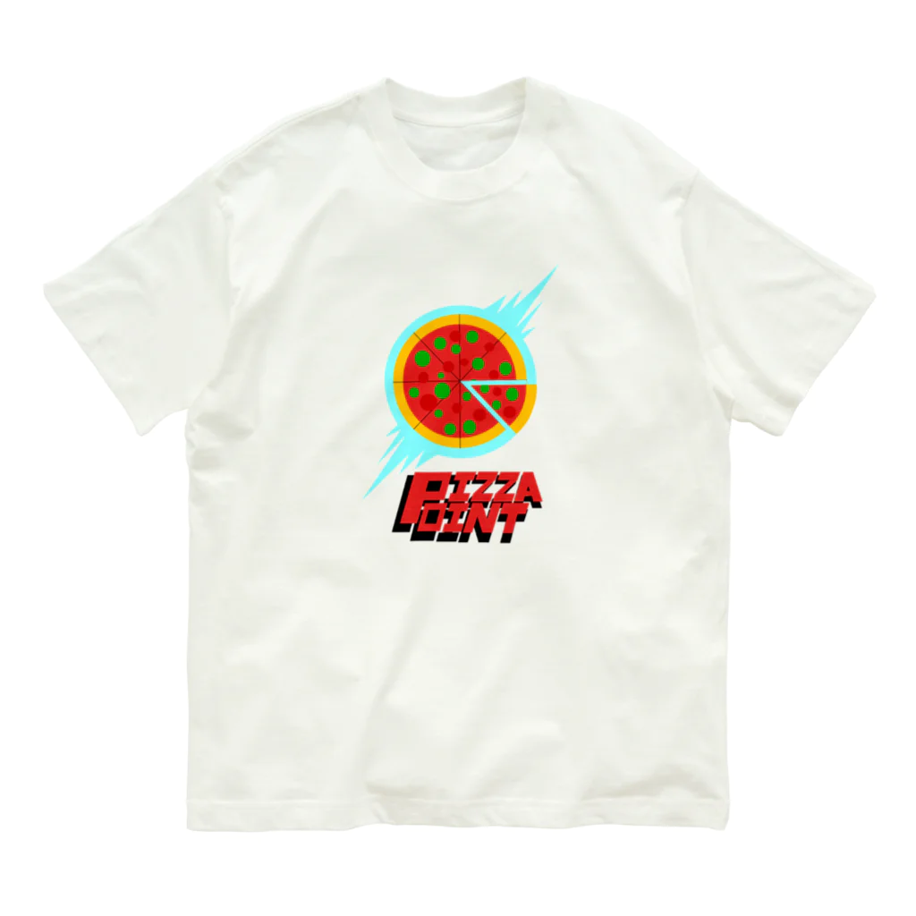 🕷Ame-shop🦇のPizza Point Organic Cotton T-Shirt