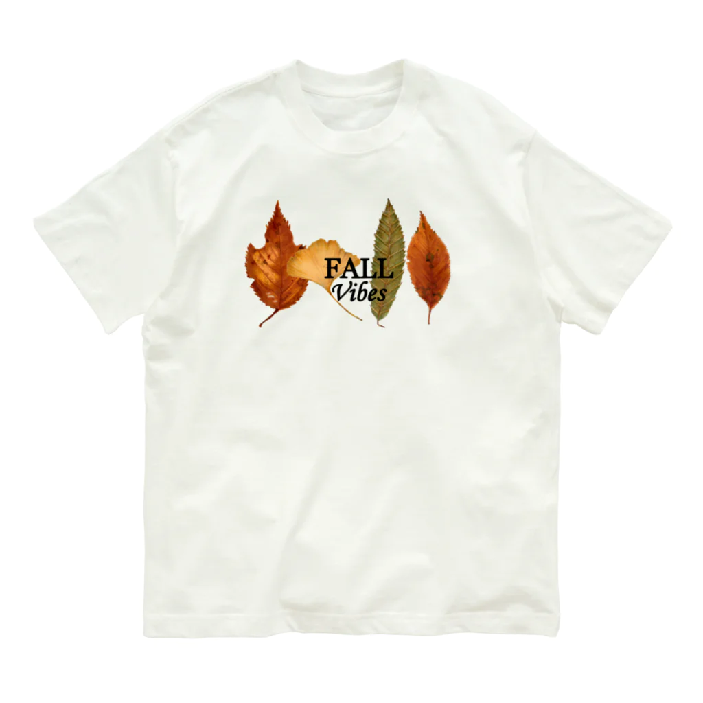 Jennya/イラストのFall Vibes 2🍁 オーガニックコットンTシャツ