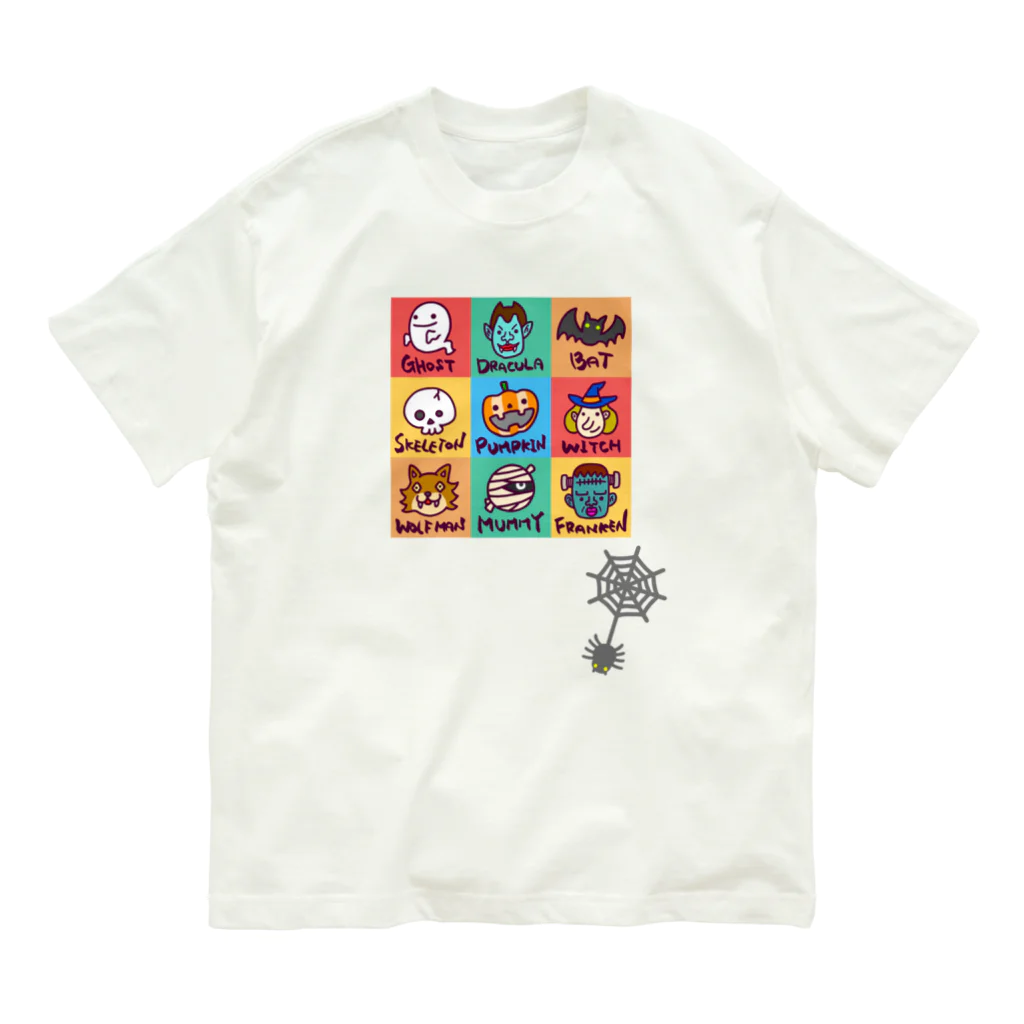 Siderunの館 B2のゆるハロウィン (蜘蛛付き) Organic Cotton T-Shirt