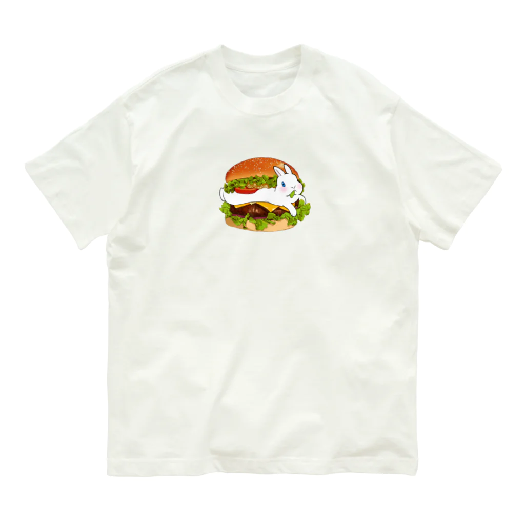 うさぎ王子のしもべのチーズラビットバーガー Organic Cotton T-Shirt