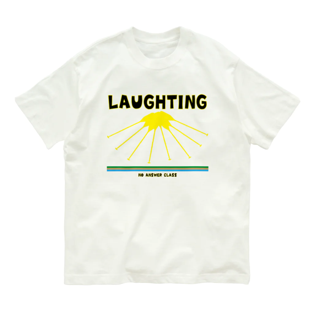 THEE BLUE SPRING GROOVEのLAUGHTING オーガニックコットンTシャツ