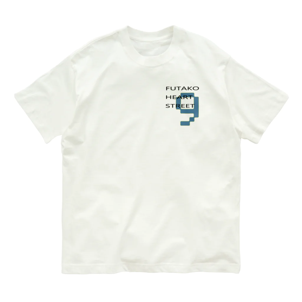 nissyheartのFUTAKO HEART STREET 9  オーガニックコットンTシャツ