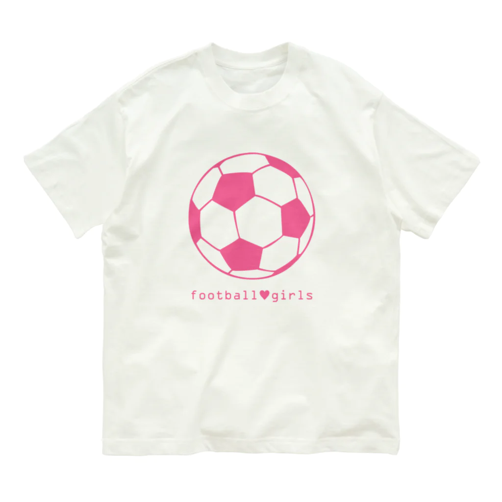 AutumnChild　のサッカー女子 Organic Cotton T-Shirt