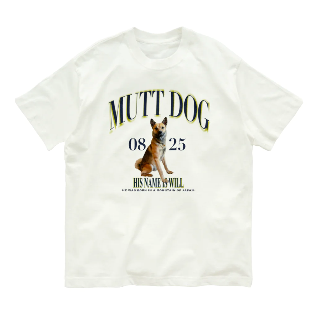 Rena'sのMUTT DOG オーガニックコットンTシャツ