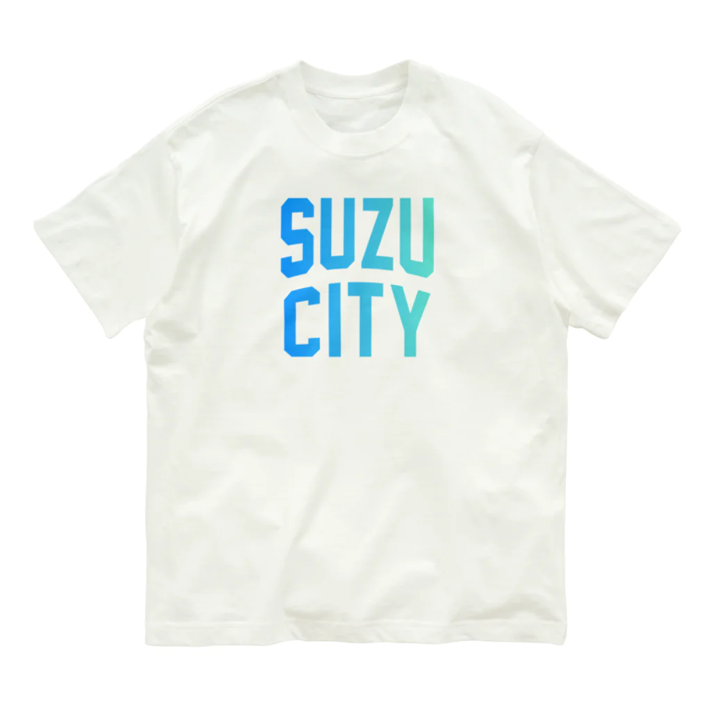 JIMOTOE Wear Local Japanの珠洲市 SUZU CITY オーガニックコットンTシャツ