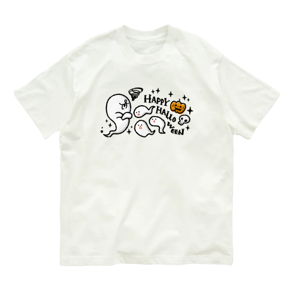 mincruのHalloween会議難航中 オーガニックコットンTシャツ