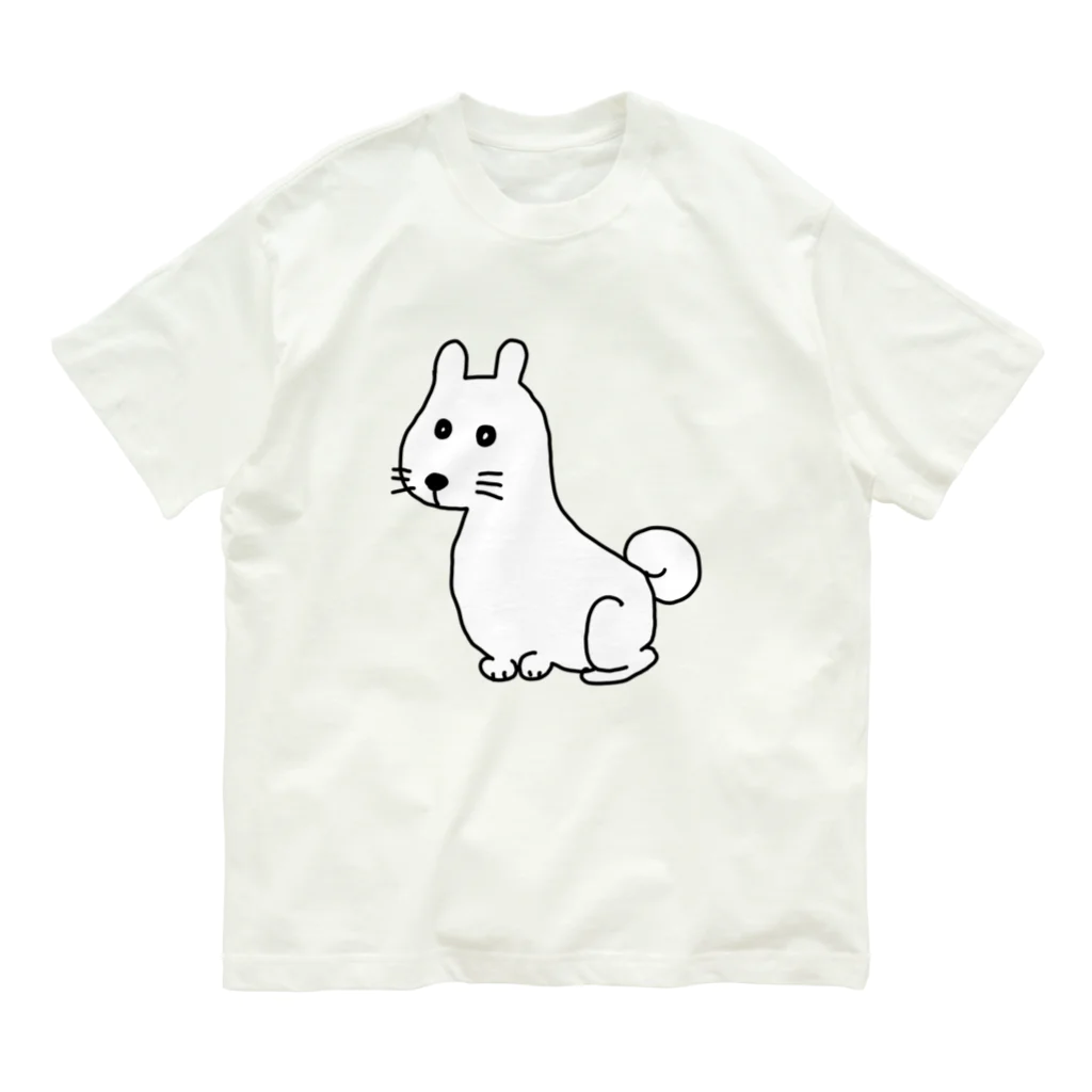 柴犬しばわんこhana873のお座りしてるわんこちゃん オーガニックコットンTシャツ