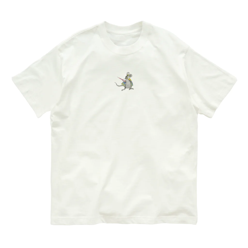 vierkのねずみの王様 Organic Cotton T-Shirt