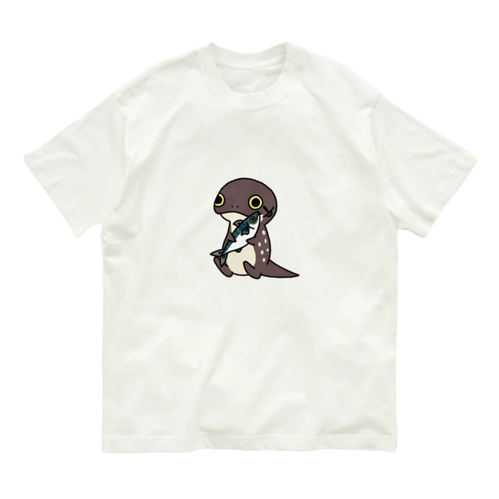 Pooyan'sの鯖モニちゃん Organic Cotton T-Shirt