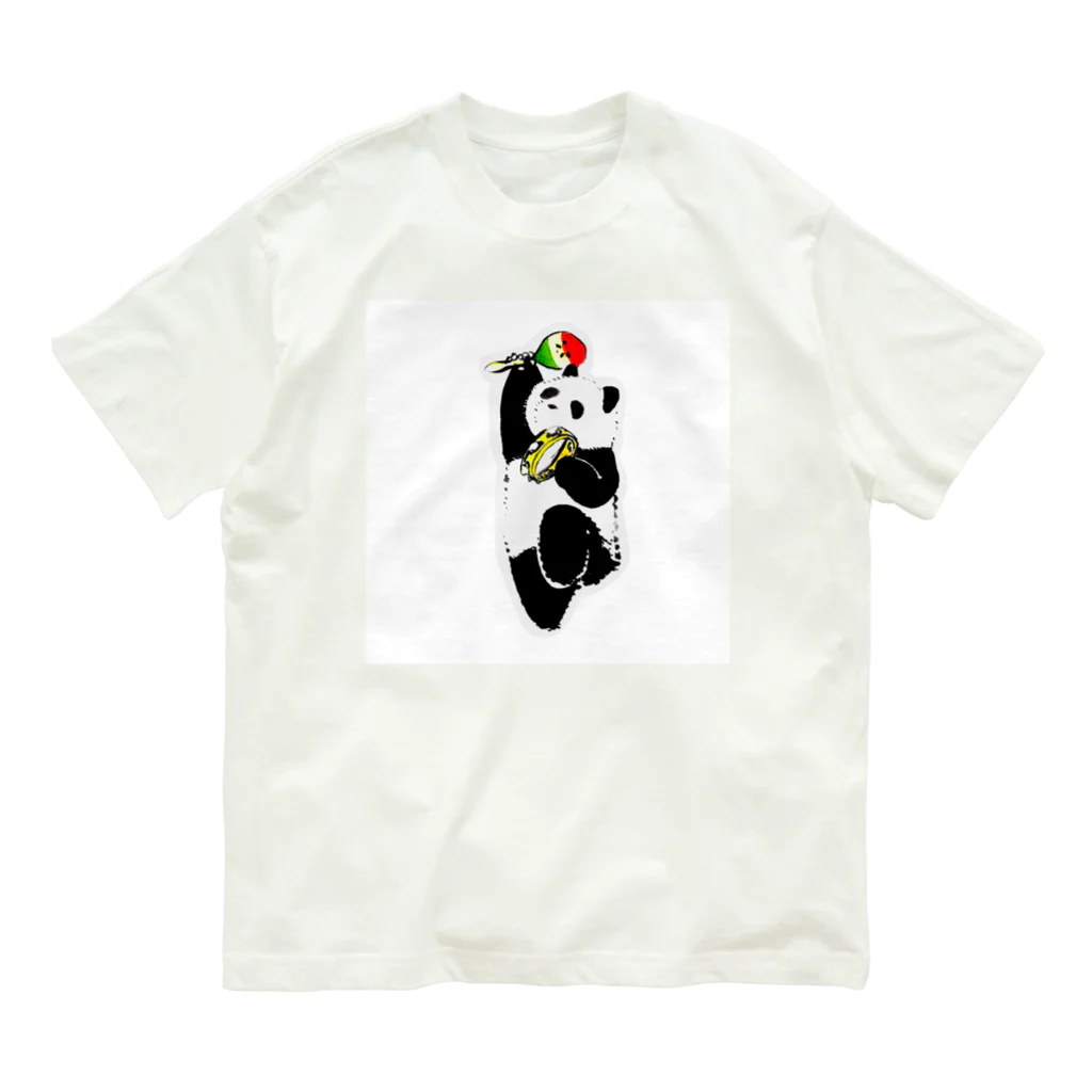 パンダさんの日常のPARTY TIME パンダ Organic Cotton T-Shirt