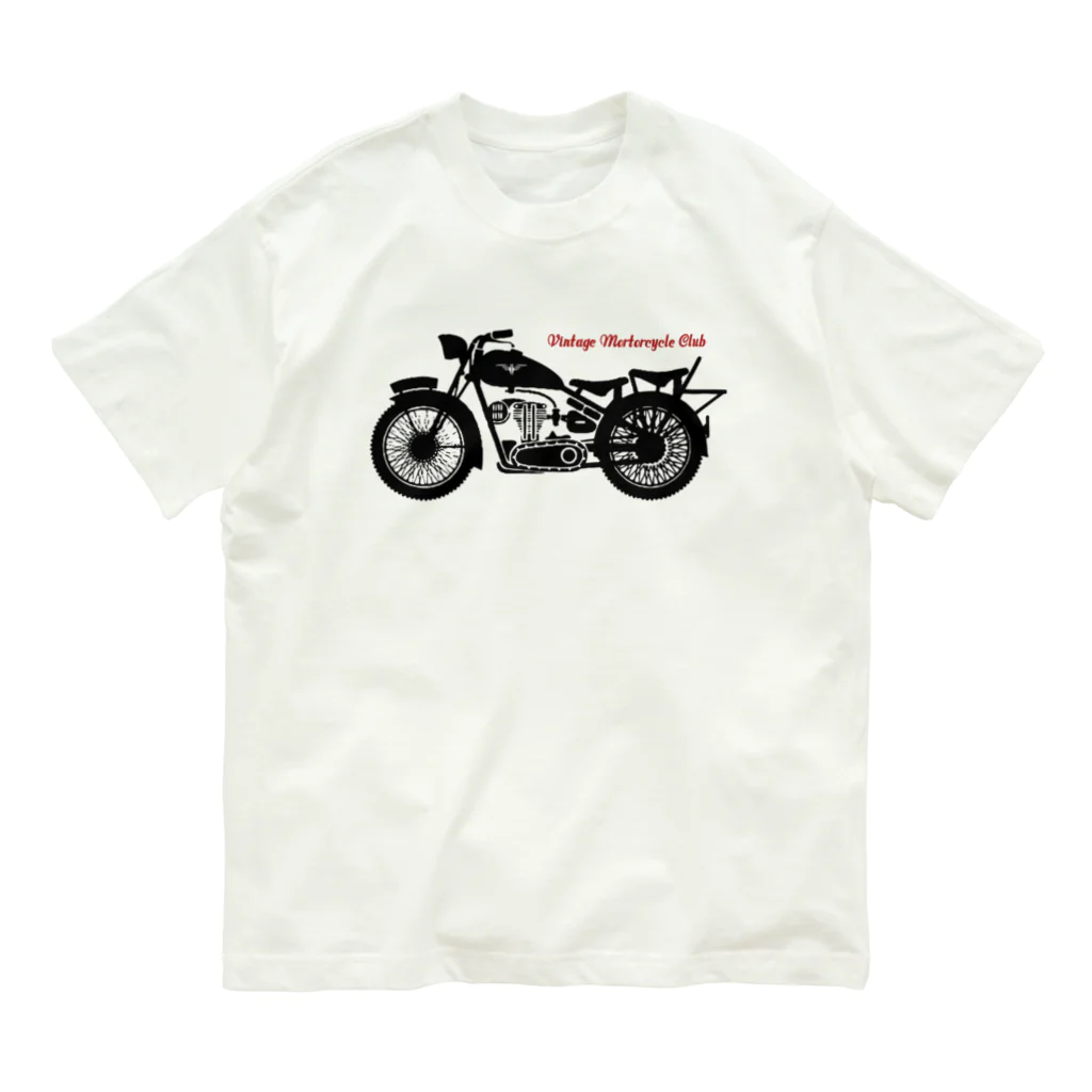 JOKERS FACTORYのVINTAGE MOTORCYCLE CLUB オーガニックコットンTシャツ