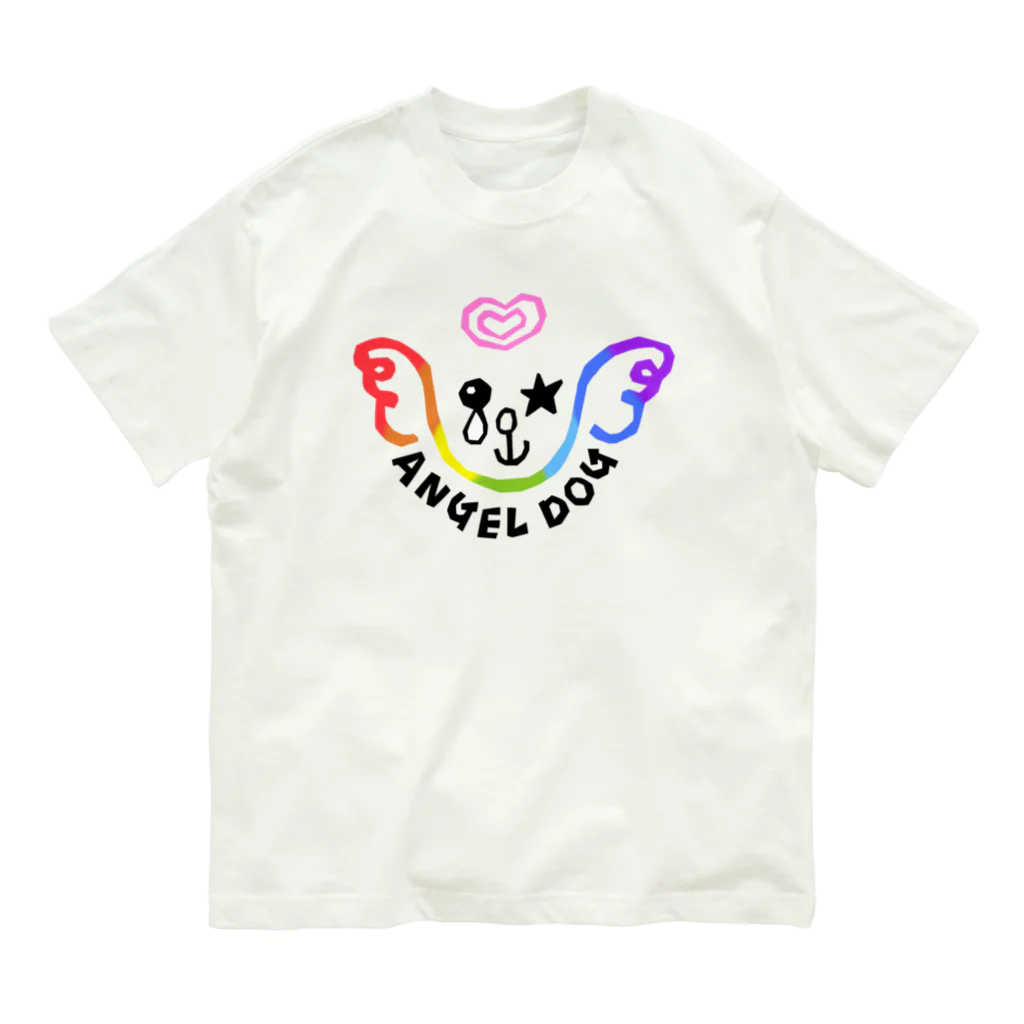 tsuguwo ・honda   のANGEL DOG Organic Cotton T-Shirt