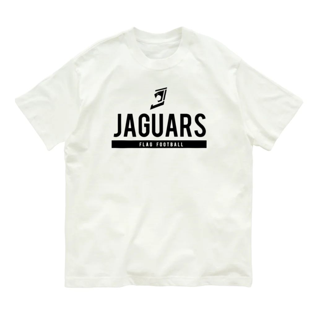 JAGUARS_flagfooballの文字ロゴ オーガニックコットンTシャツ