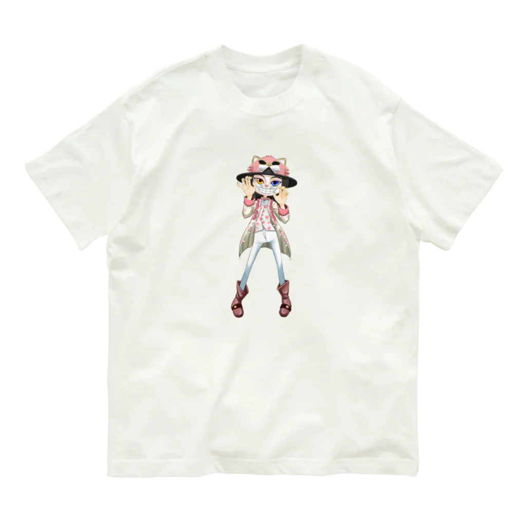 Tenn-channのCaitsith Tennchann Organic Cotton T-Shirt