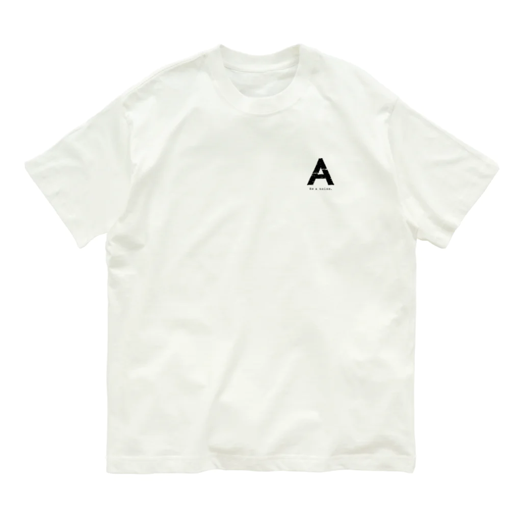 noisie_jpの【A】イニシャル × Be a noise. Organic Cotton T-Shirt