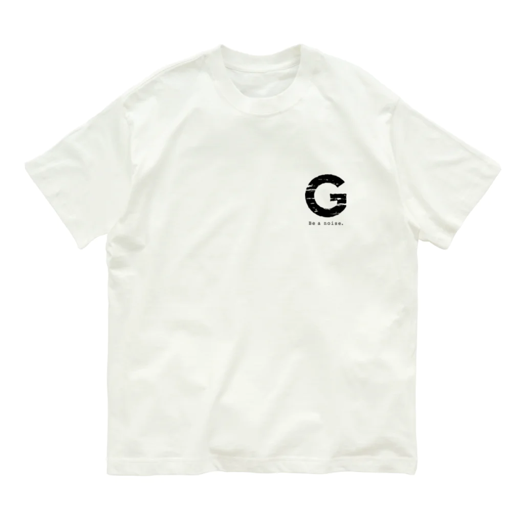 noisie_jpの【G】イニシャル × Be a noise. オーガニックコットンTシャツ