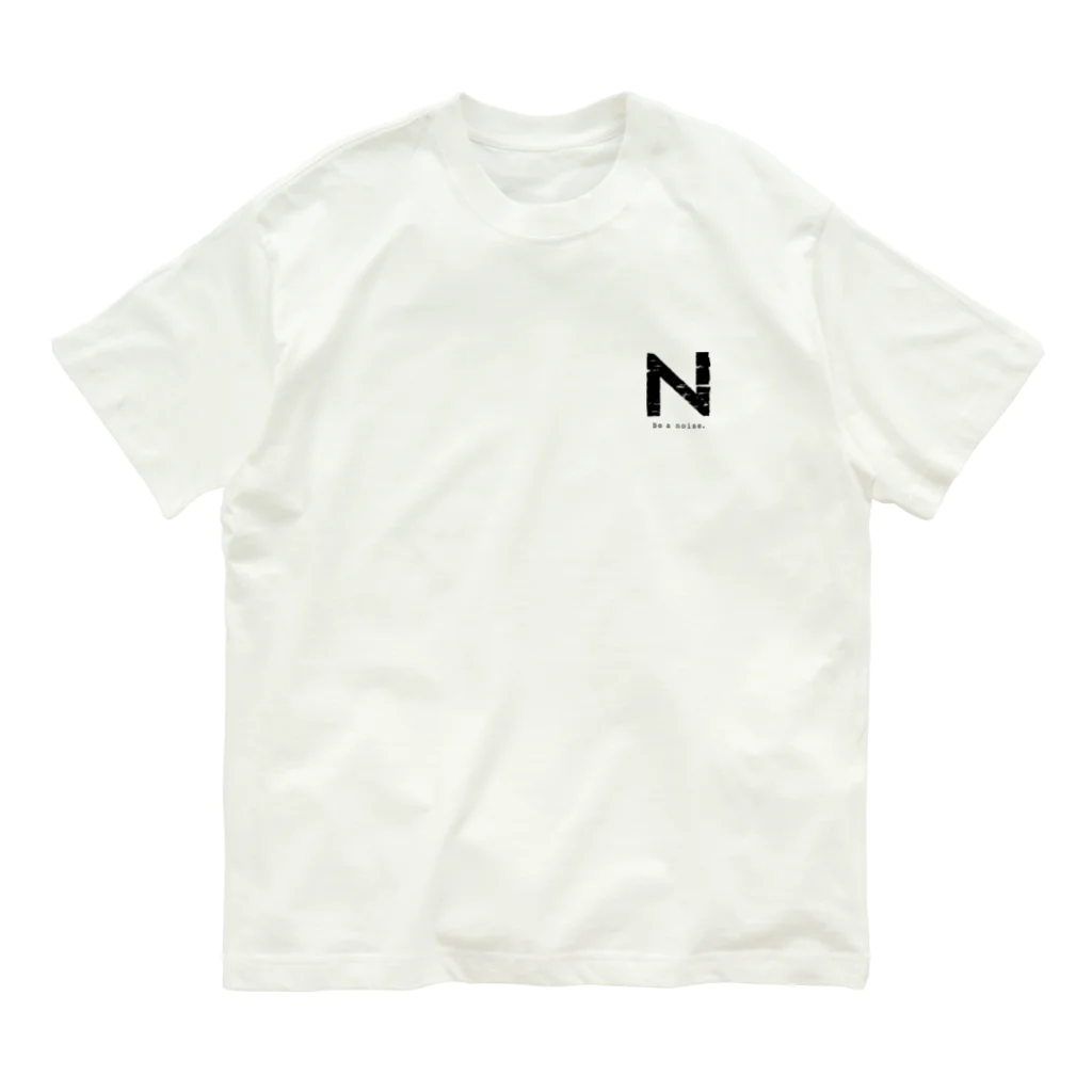 noisie_jpの【N】イニシャル × Be a noise. Organic Cotton T-Shirt