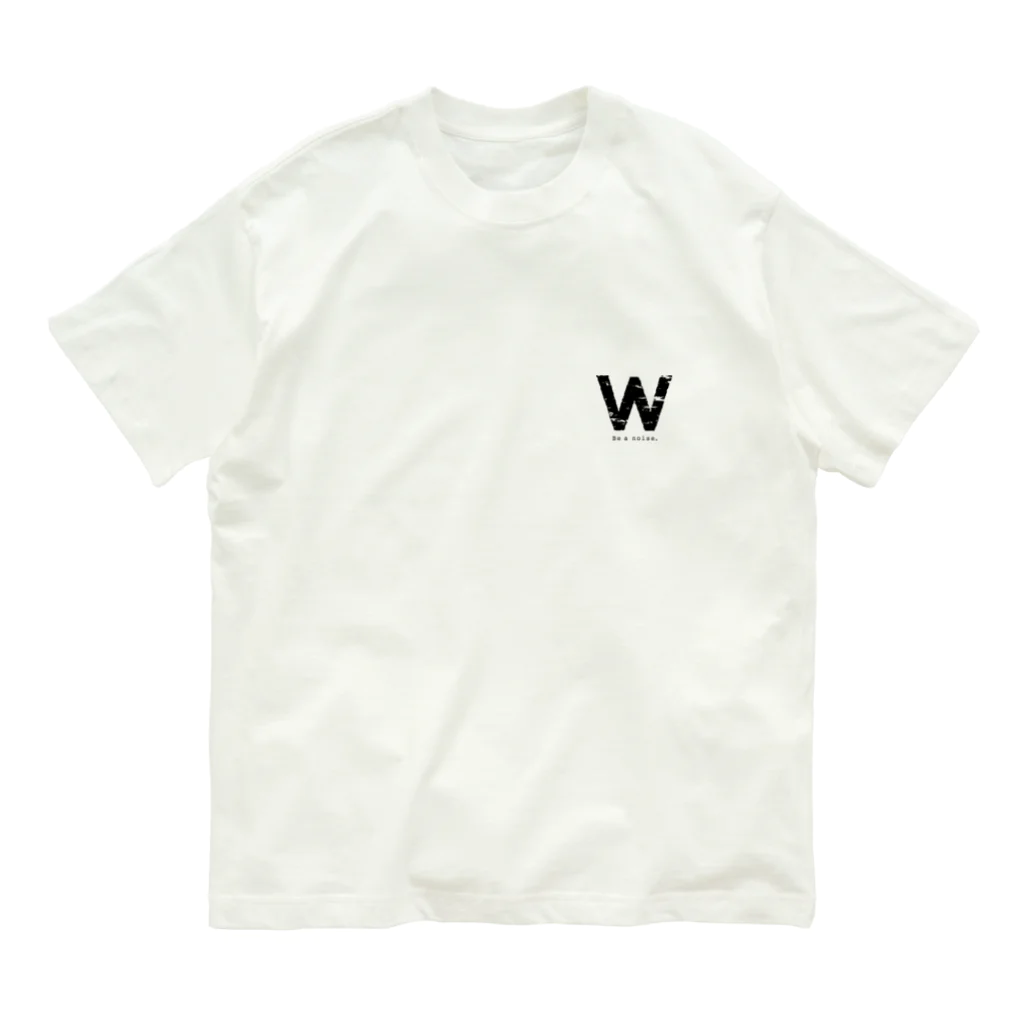 noisie_jpの【W】イニシャル × Be a noise. Organic Cotton T-Shirt