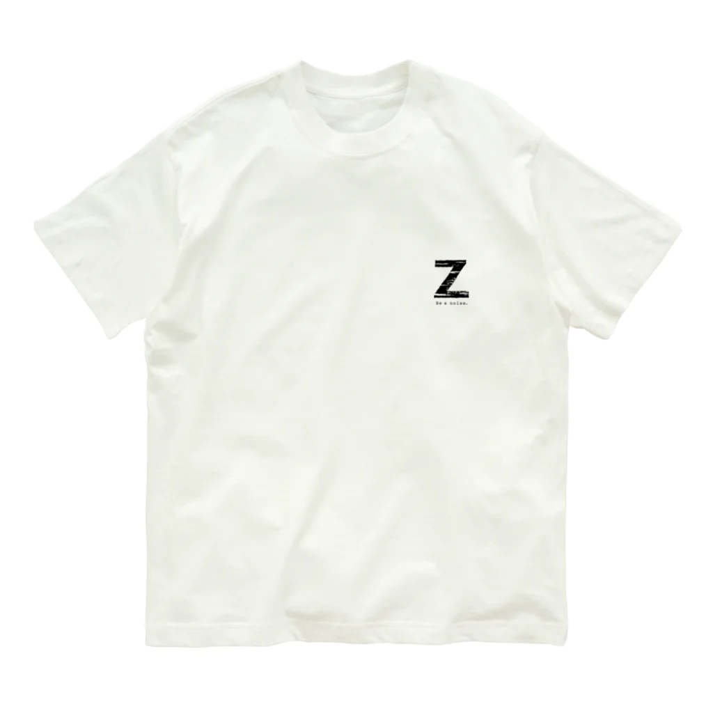 noisie_jpの【Z】イニシャル × Be a noise. オーガニックコットンTシャツ