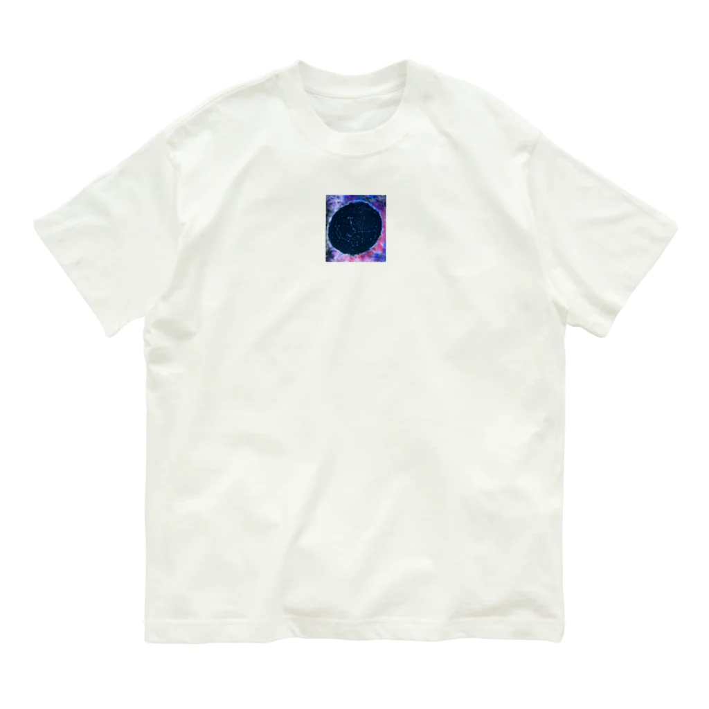 momo-tenのプラネタリウム オーガニックコットンTシャツ