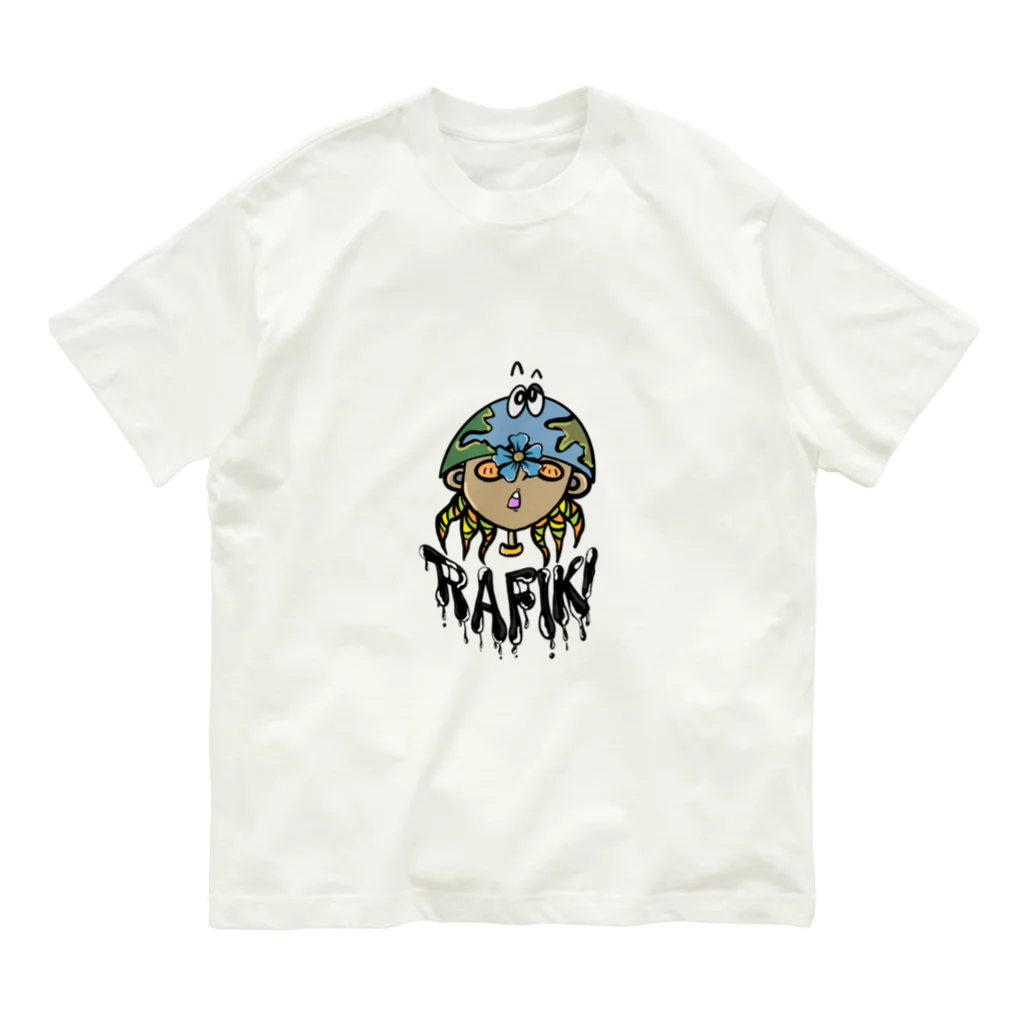 Colorful fam EarthのRAFIKI 1 オーガニックコットンTシャツ