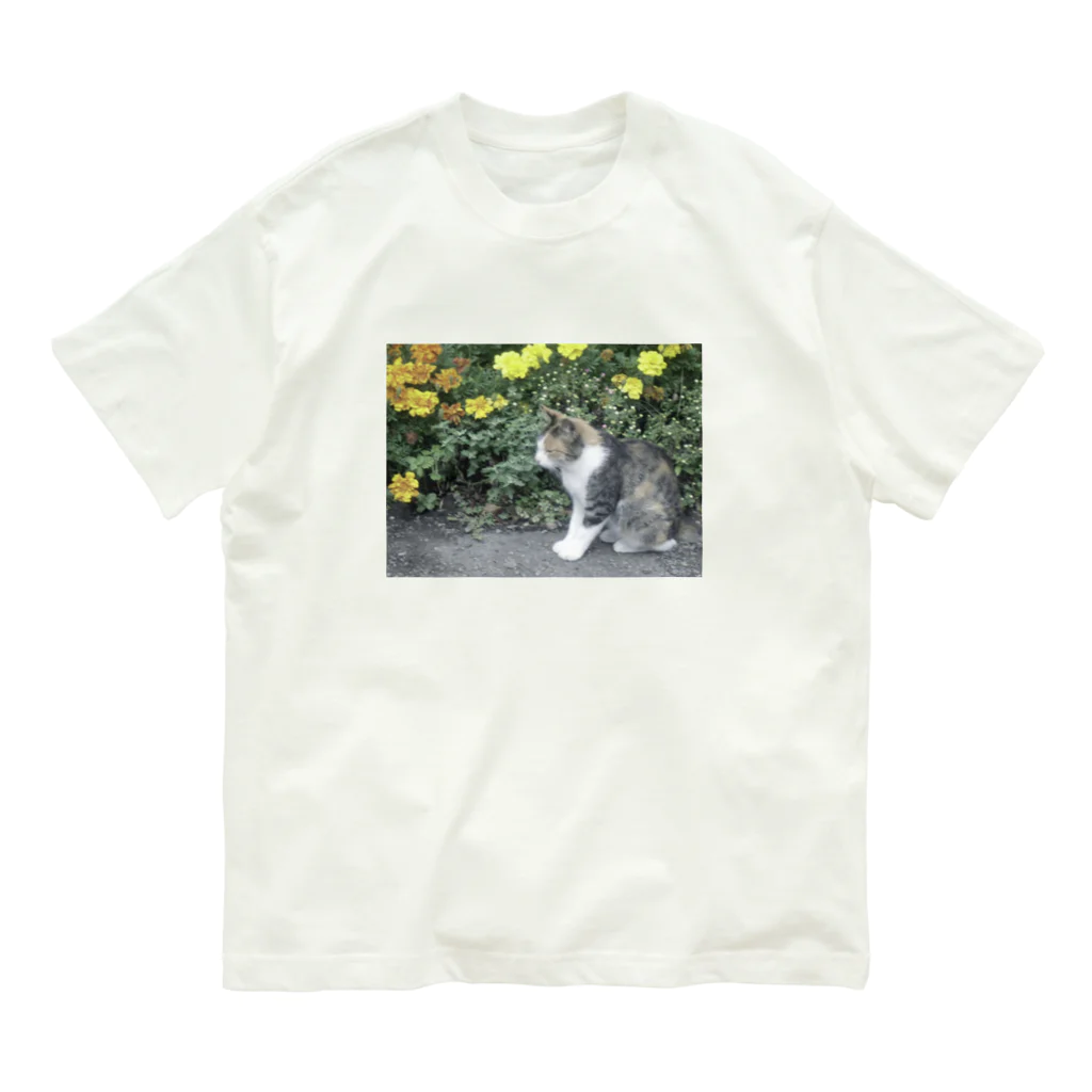 fmnのhometown cat オーガニックコットンTシャツ