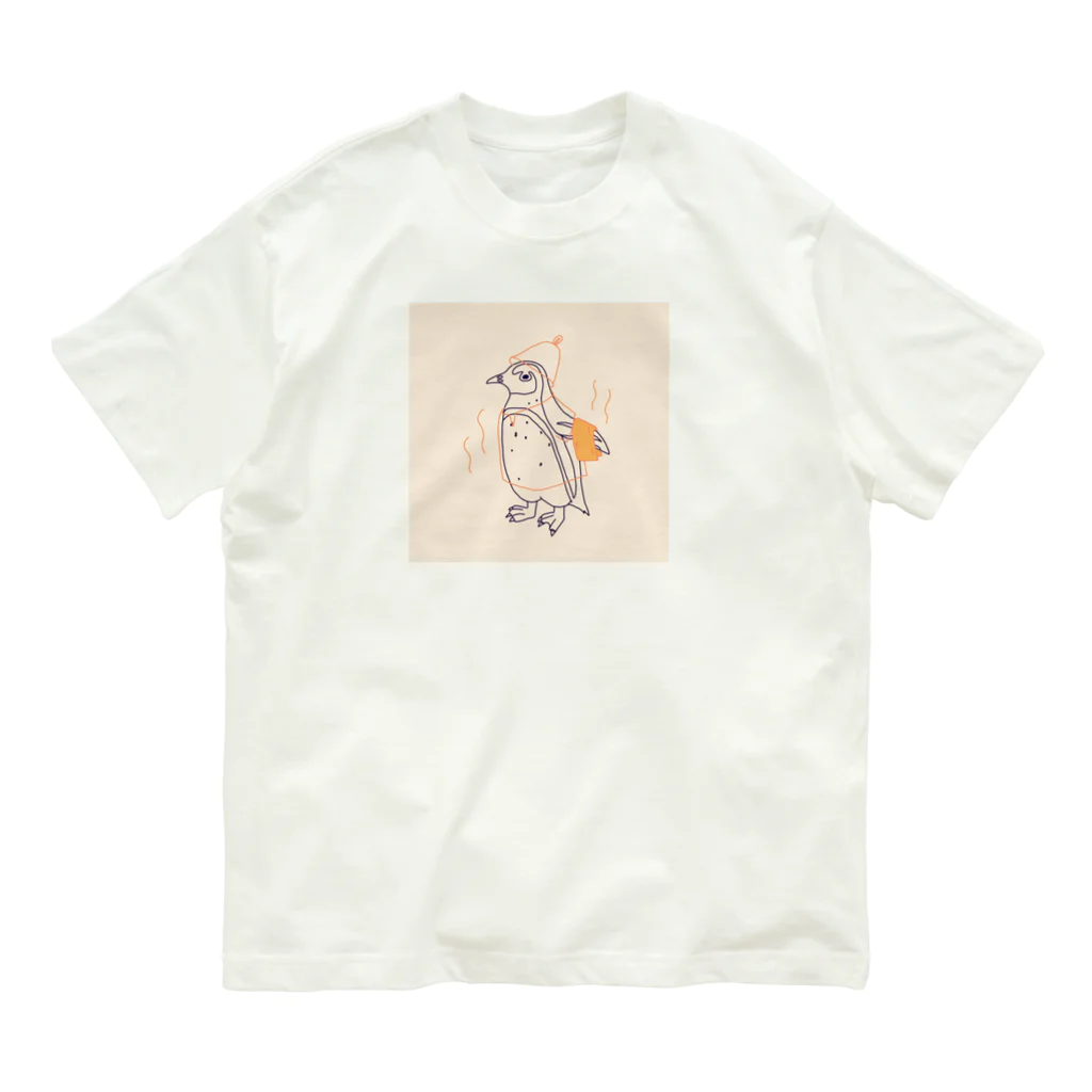 ピゴセリス属のからふるサウナーケープペンギン Organic Cotton T-Shirt