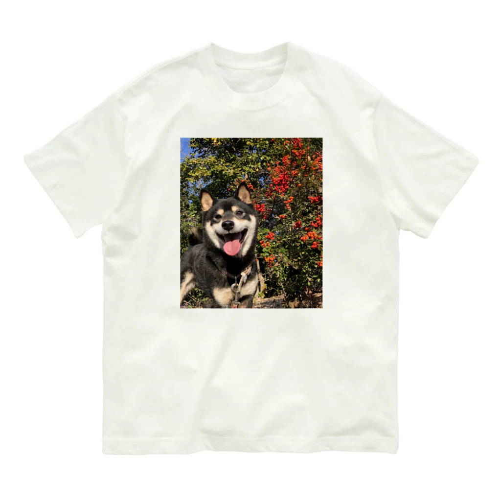 柴犬けんたろー。の柴犬のけんたろー オーガニックコットンTシャツ