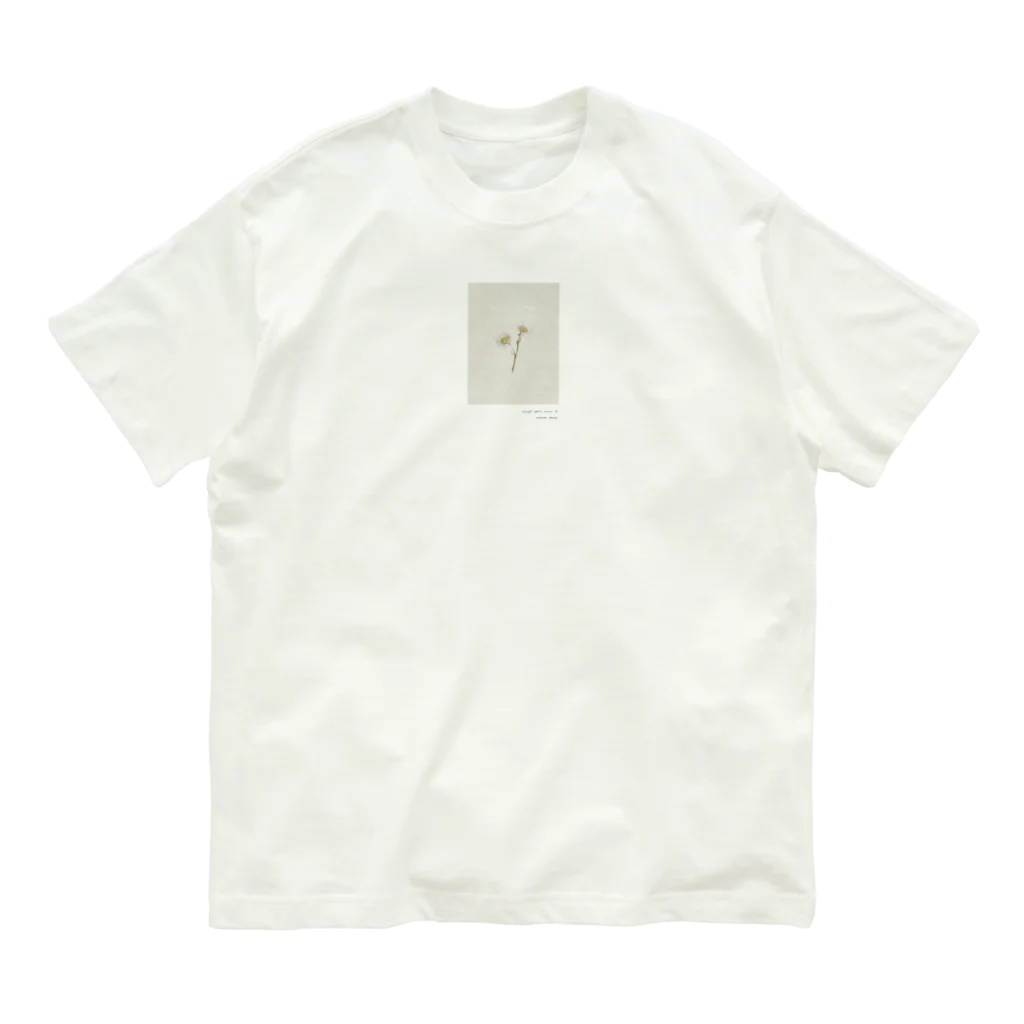 rilybiiのAntique beige green milky yellow ** Organic Cotton T-Shirt