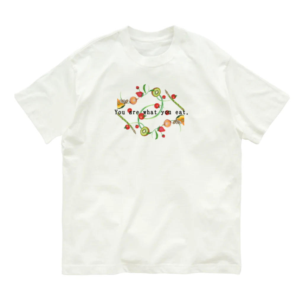 idumi-artのYou are what you eat. オーガニックコットンTシャツ