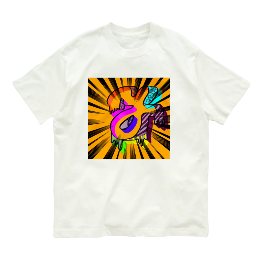 NEON_LINEのThe Y オーガニックコットンTシャツ