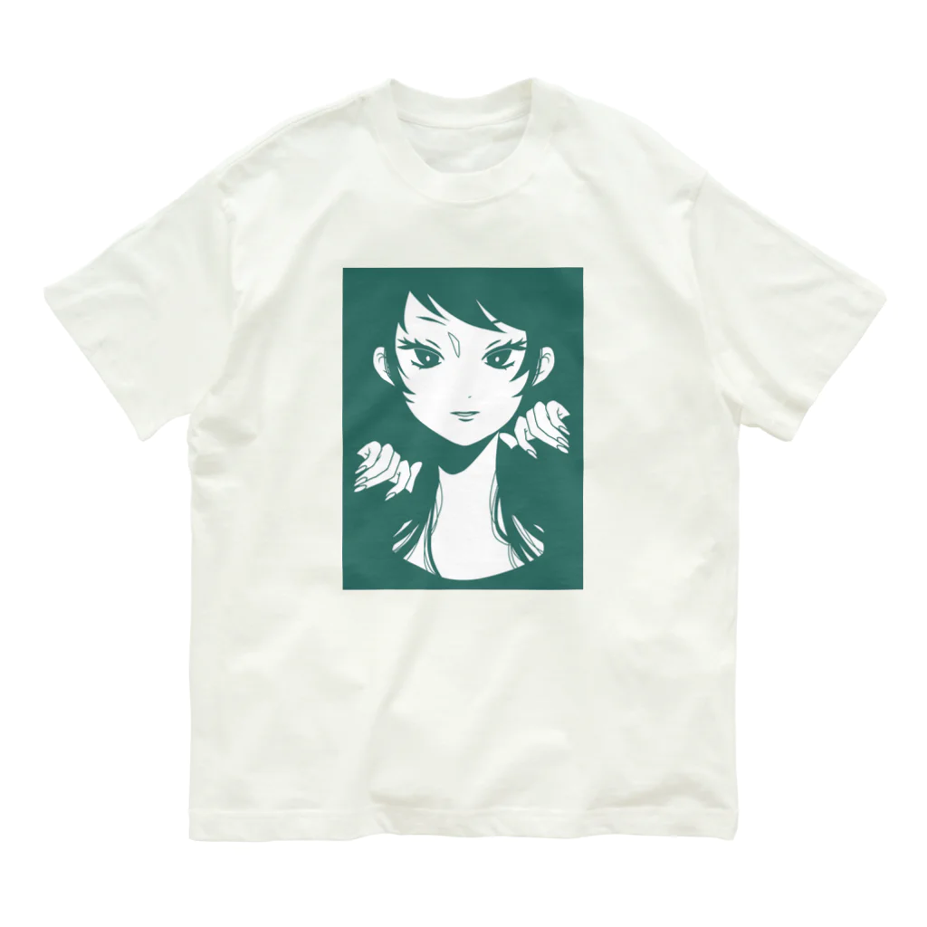 ねむ吉屋のつり目の女の子 Organic Cotton T-Shirt