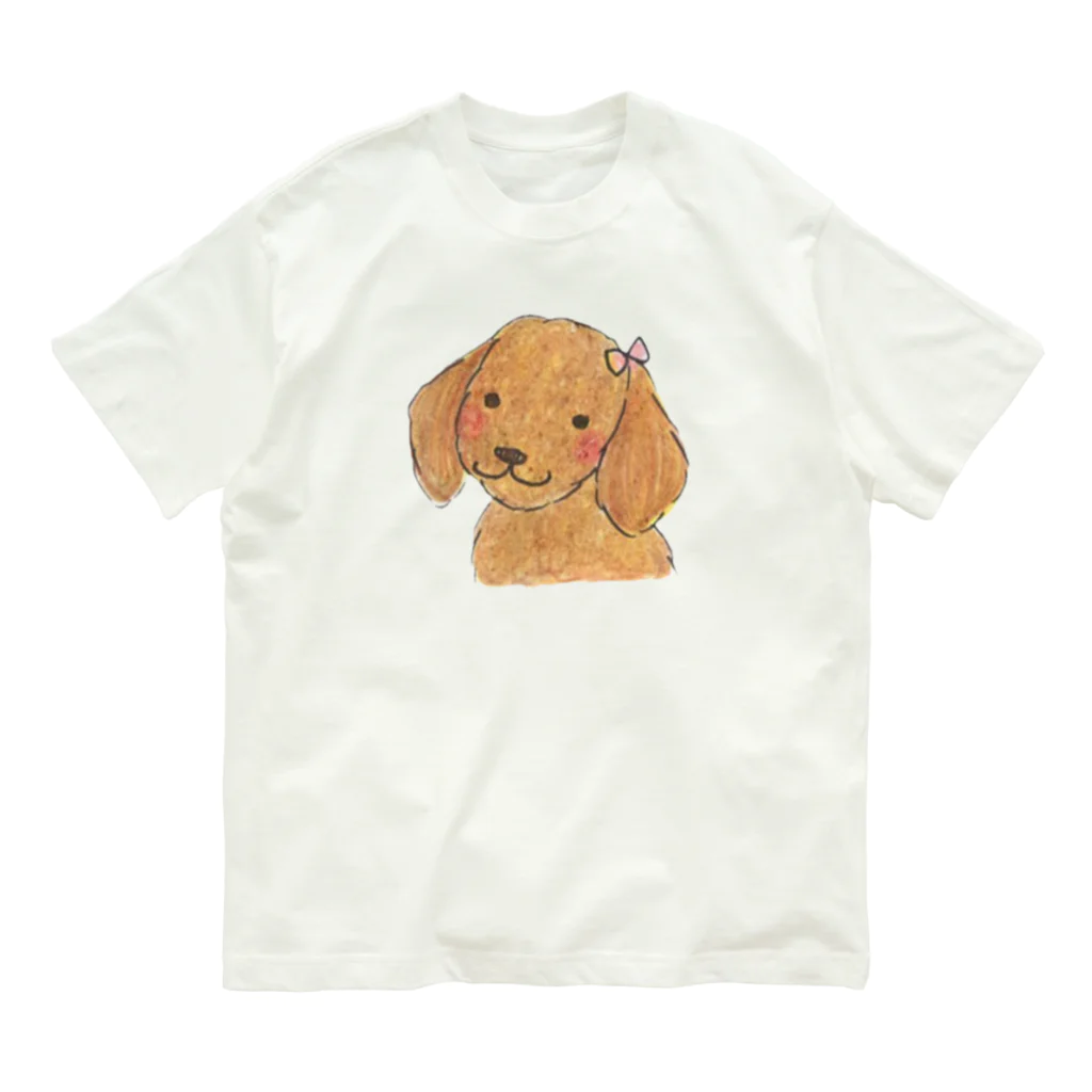 akiのおすましミニチュアダックスフント Organic Cotton T-Shirt