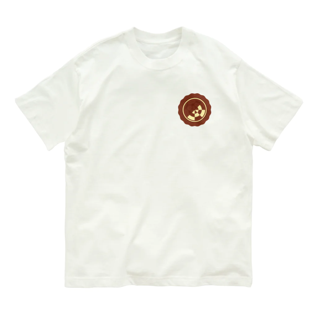 ハナドリカ SUZURI店の花の形の板チョコ Organic Cotton T-Shirt