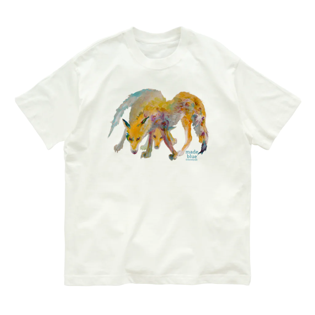 made blueのアカギツネ Organic Cotton T-Shirt