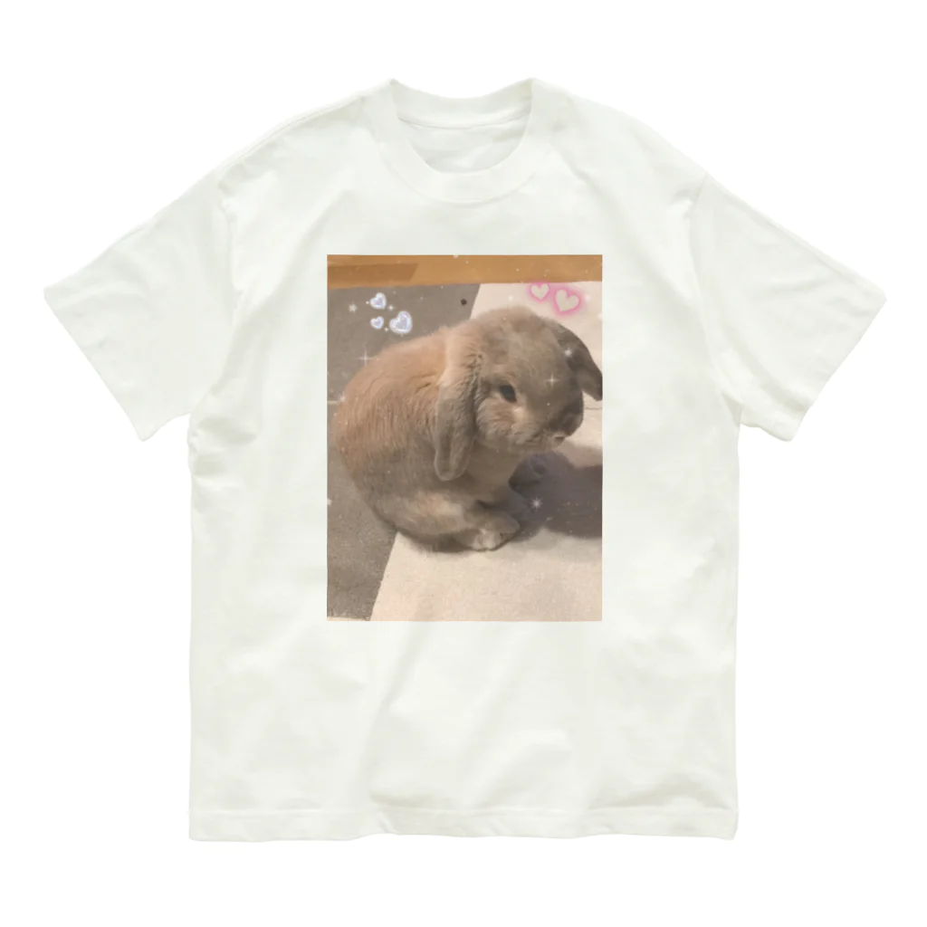 ウサ王の垂れ耳 Organic Cotton T-Shirt