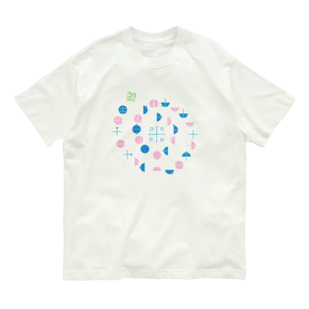 eight8infinitoのカタカムナ5首 オーガニックコットンTシャツ