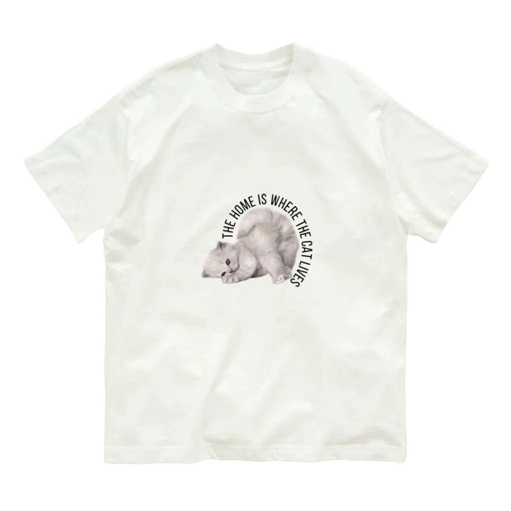 vivicuteの猫好きのあなたに贈る、愛らしいTシャツコレクション！ Organic Cotton T-Shirt