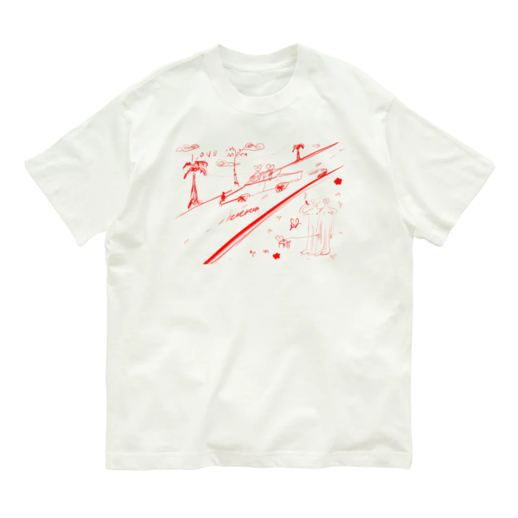 S2kun ハートくん SHOPのハートくんlife Organic Cotton T-Shirt