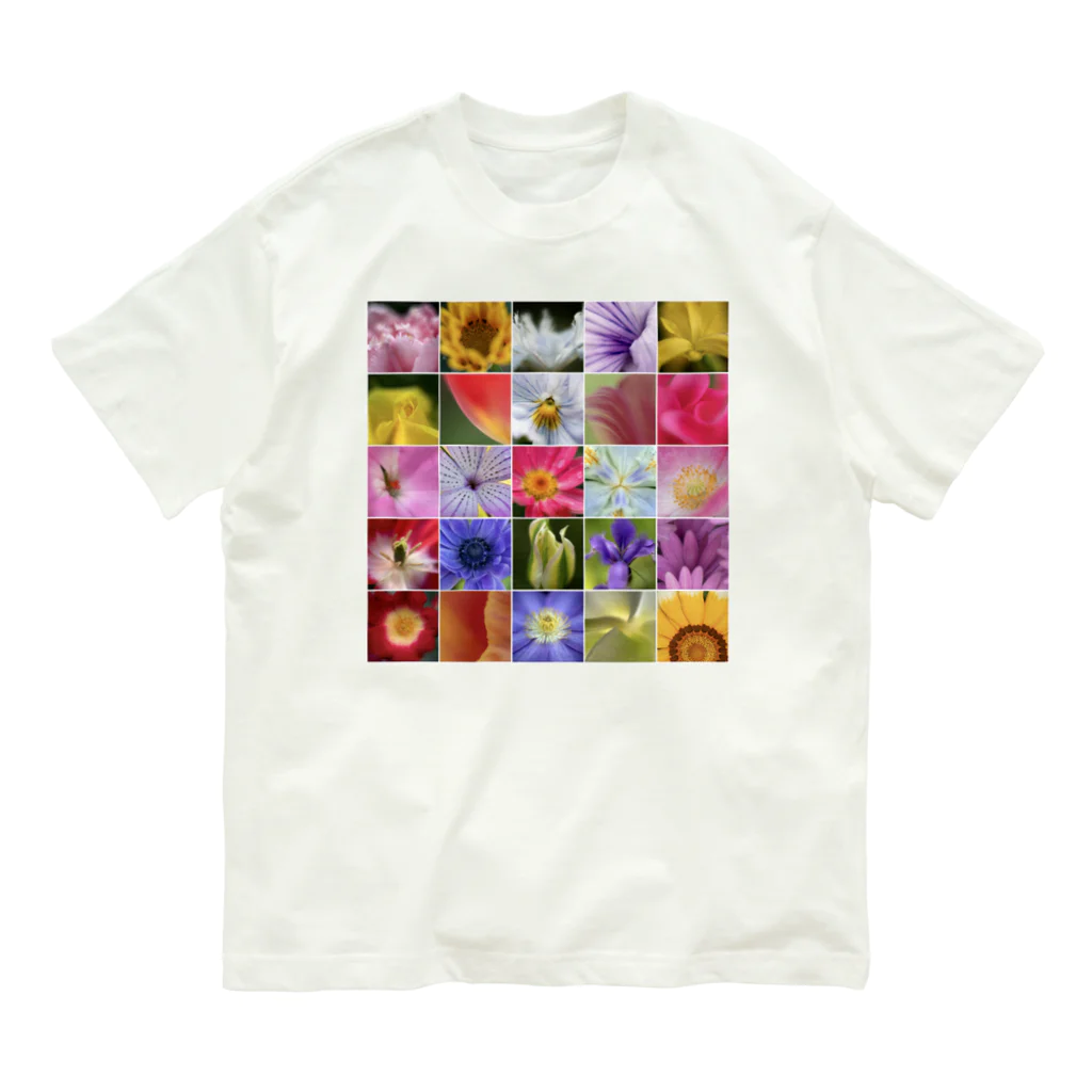 ReijiK_Studioの花、花、花 Organic Cotton T-Shirt