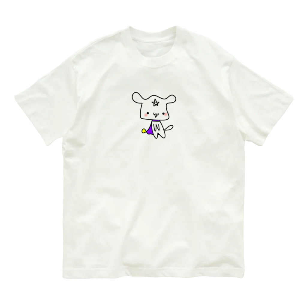 handmade asyouareの魔法戦士のお供 オーガニックコットンTシャツ