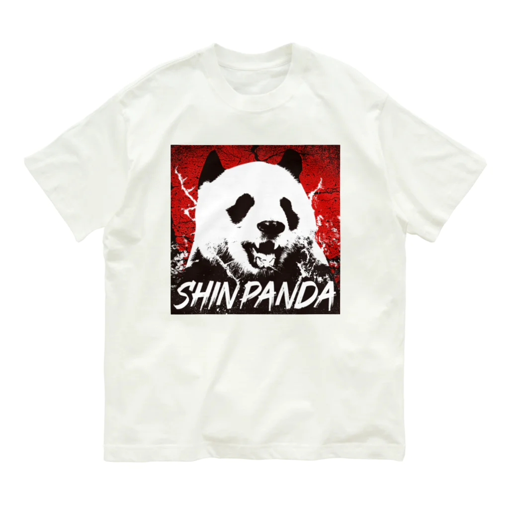 MessagEのSHIN PANDA オーガニックコットンTシャツ