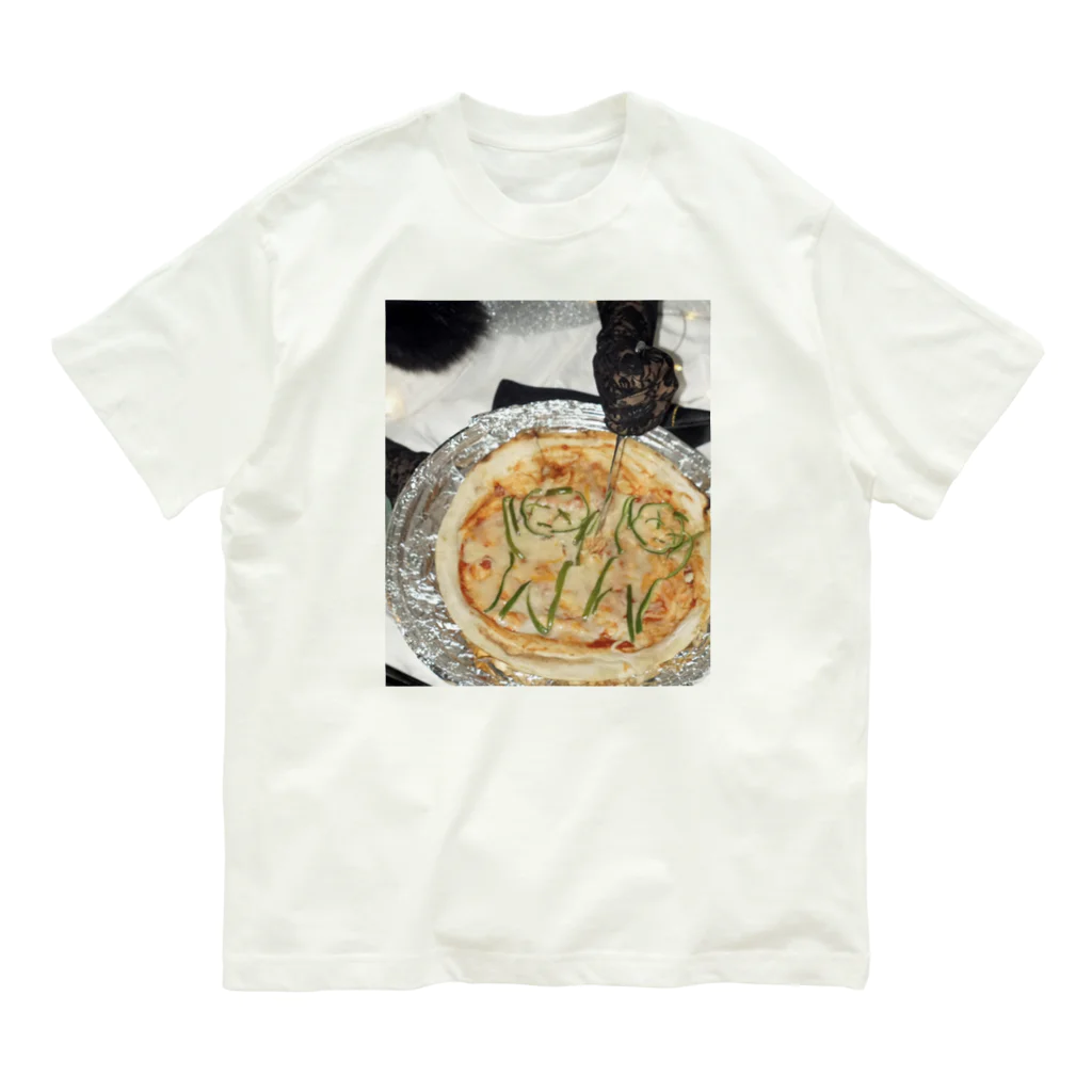 toretate_clubのseiken koutai pizza オーガニックコットンTシャツ