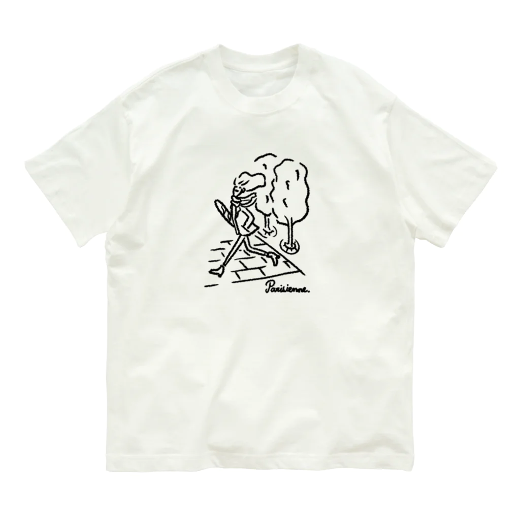 Uchidayaのパリジェンヌ Organic Cotton T-Shirt