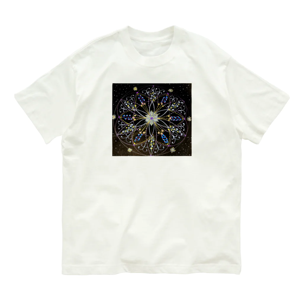 まいかる🔮 何かをチャレンジするときの開運アドバイザーの開運マンダラ(恋愛運) Organic Cotton T-Shirt