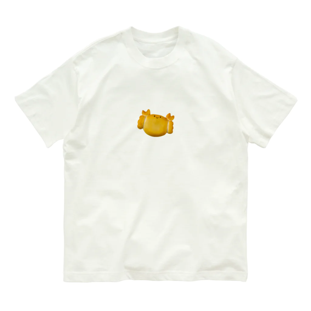 moguuuのかにパン オーガニックコットンTシャツ